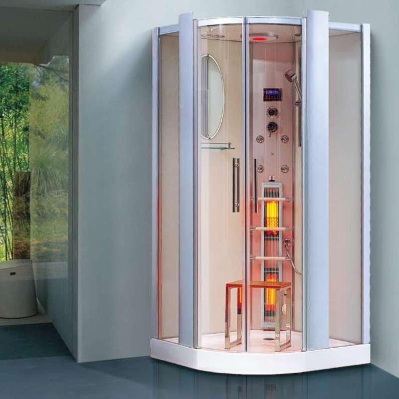 Parný sprchový box + infračervená kabína D65, 100x100x215cm