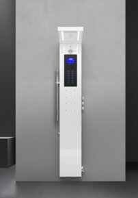 Parný sprchový panel Thermae WS - 702 biela - akryl
