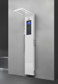 Parný sprchový panel Thermae WS - 702 biela - akryl