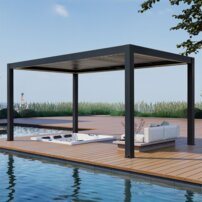AWT pergola P8-3C/ extrem, 300x500x250, antzracit, elektrický pohon