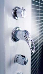 Euroschowers 6130 parný sprchový box 115x85x217 biela