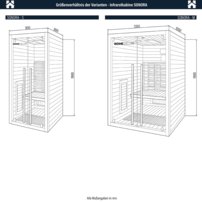 Infrasauna Home Deluxe SONORA S