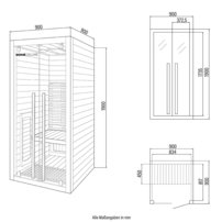Infrasauna Home Deluxe SONORA S