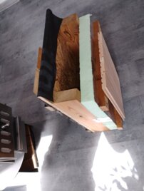 Vonkajšia sauna  termo borovica, 600x220x250