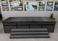 Plavecký bazén s vírivkou MasterSpas® Challenger 21D - Dual Temp, 653x239x153 cm