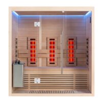 AWT infrasauna E1250B-IR Hemlock , pec Harvia TheWall 6kW, 180x110