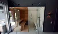 Sauna č.22 samostatná kombinácia suchej sauny a parnej sauny