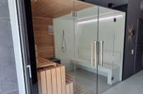 Sauna č.22 samostatná kombinácia suchej sauny a parnej sauny
