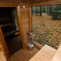 2v1 LUX sauna + ochladzovacia kaďa