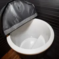 2v1 LUX sauna + ochladzovacia kaďa