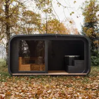 2v1 LUX sauna + ochladzovacia kaďa