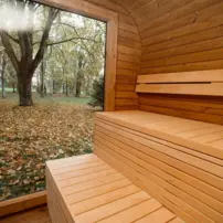 2v1 LUX sauna + ochladzovacia kaďa