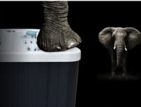 Mirna 60 Deep plavecký bazén s protiprúdom, 592x235x154 cm