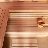 AWT infrasauna E1612C-IR Hemlock 180x160, 9kW Cilindro