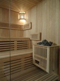 AquaLuxus TS 4013, 180x180cm fínska sauna