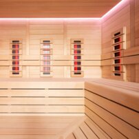 AWT infrasauna E1613C-IR Hemlock 180x180