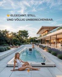 Nautilus 8, plavecký bazén s protiprúdom, 798x235x152