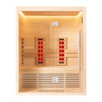 AWT infrasauna E1250C-IR Hemlock 150x110