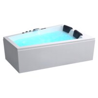 AWT GE105TSL 180x130 left, hydromassage tub