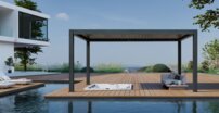 AWT pergola P8-3C/ extrem, 300x500x250, antzracit, elektrický pohon