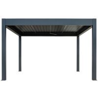 AWT pergola P8-4A/ extrem, 400x400x250, antzracit, elektrický pohon