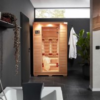 Infrasauna Home Deluxe Redsun M s plne spektrálnymi žiaričmi
