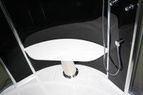 Parný sprchovací kút WS122S8 biela 150x150