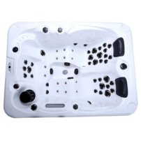 Vírivka BIELY MRAMOR 210x160x83cm