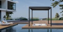 AWT Pergola P2-3A antracitová s ručnou kľukou