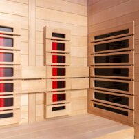 AWT infrasauna E1250D-IR Hemlock 120x100