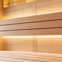 AWT E1621C Hemlock 180x180, Harvia Cilindro 9kW