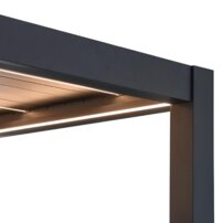 AWT pergola P8-4A/ extrem, 400x400x250, antzracit, elektrický pohon