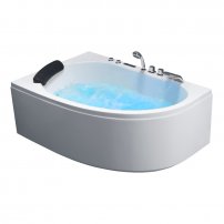 AWT GE111E, 150x100, hydromasážna vaňa vpravo