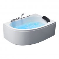 AWT GE111E 150x100, hydromasážna vaňa vľavo