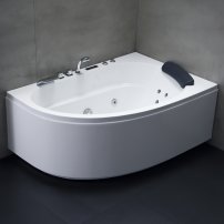 AWT GE111E 150x100, hydromasážna vaňa vľavo
