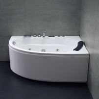 AWT GE111E 150x100, hydromasážna vaňa vľavo