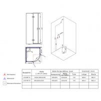 AWT LD210F15 parná kabína 90x90