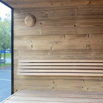 Exkluzívna zrkadlová sauna č.17, 220x220x230 cm