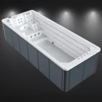 Mirna 60 Deep plavecký bazén s protiprúdom, 592x235x154 cm