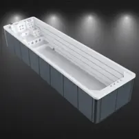 Mirna  80 Deep plavecký bazén s protiprúdom, 799 x 235 x 154 cm