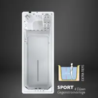 Mirna  70 Deep plavecký bazén s protiprúdom, 707 x 235 x 154 cm