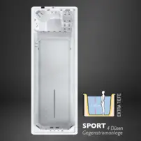 Mirna  80 Deep plavecký bazén s protiprúdom, 799 x 235 x 154 cm