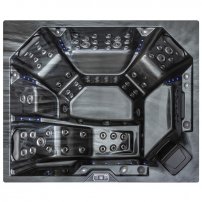 AWT IN-406 Eco Extreme  225x185 Sivá, 1 ležadlo Cloudy Black