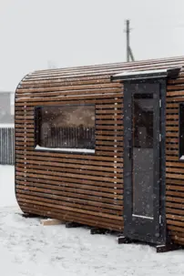 CUBE PLATINUM sauna 245 × 500 cm – Thermo Wood