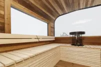 CUBE PLATINUM sauna 245 × 500 cm – Thermo Wood