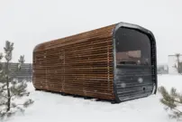 CUBE PLATINUM sauna 245 × 500 cm – Thermo Wood