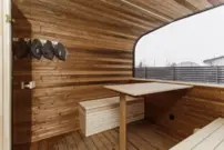 CUBE PLATINUM sauna 245 × 500 cm – Thermo Wood