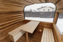 CUBE PLATINUM sauna 245 × 500 cm – Thermo Wood