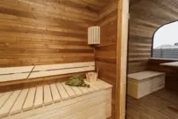 CUBE PLATINUM sauna 245 × 500 cm – Thermo Wood