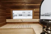 CUBE PLATINUM sauna 245 × 500 cm – Thermo Wood